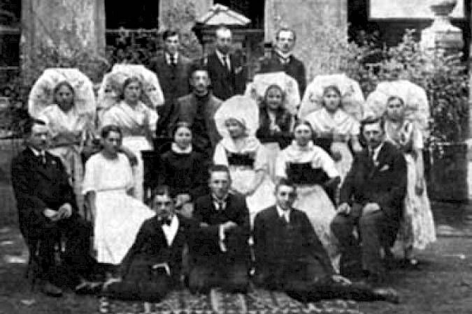 Serbja na VII. wšosokołskim zlěće w lěće 1920 w Praze