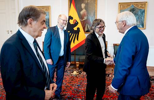 Zetkanje Mjenšinoweje rady ze Zwjazkowym prezidentom Frank-Walter Steinmeier w Berlinje, 27.3.2026. foto: Zwjazkowe knježerstwo/Tobias Koch