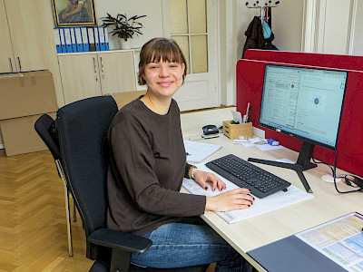 Zorja praktikantka pla Domowiny