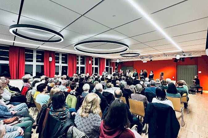 Koncert chor Jarobinka w Pančicach-Kukowje, 2025. foto: Kathrin Młynkowa