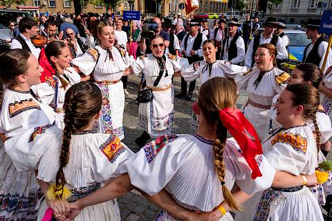 Donnerstag, 26.6.2025 - Kinderprogramm, Umzug und Galaabend in Budyšin | Bautzen, Fotos: Božena Šimanec