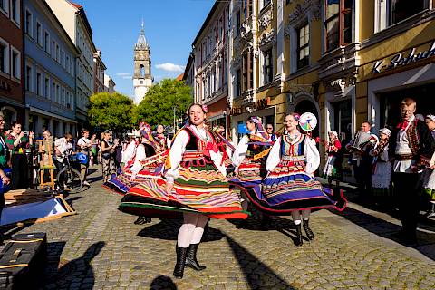 Donnerstag, 6.7.2023 - Kinderprogramm, Umzug und Galaabend in Budyšin | Bautzen, Fotos: Jörg Stephan