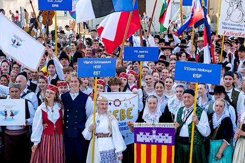 Donnerstag, 6.7.2023 - Kinderprogramm, Umzug und Galaabend in Budyšin | Bautzen, Fotos: Jörg Stephan