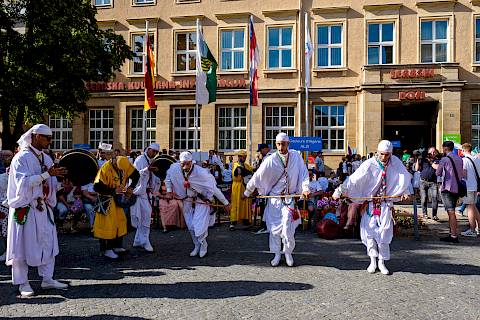 Donnerstag, 4.7.2019 - Kinderprogramm, Umzug und Galaabend in Budyšin | Bautzen, Fotos: Jörg Stephan