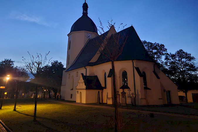 Kirche des Kirchspiels Slepo | Schleife. Foto: Dawid Statnik