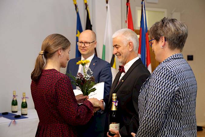 Preisverleihung des Myto Domowiny | Domowina-Preises an dr. Pětš Šurman 2023. Foto: Jurij Helgest