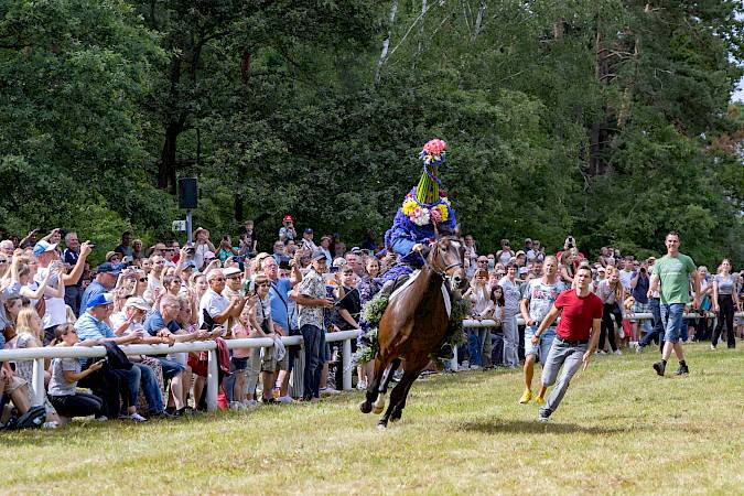 Johannisreiten in Kózłe | Casel. Foto: Peter Becker