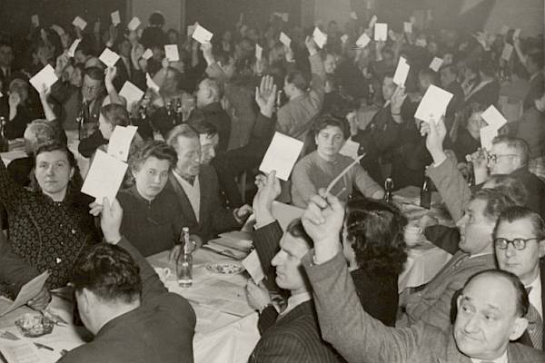 Bezirksdelegiertenkonferenz in Budyšin | Bautzen 1957, Foto: Kurt Heine