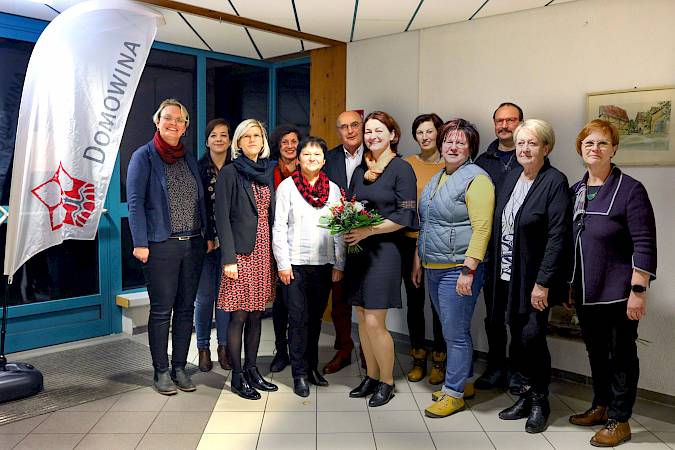 Nowowuzwólone pśedsedaŕstwo Domowinskeje župy ‚Michał Hórnik‘ Kamjenc | Kamjeńc, 2023 (foto: Božena Šimanec)